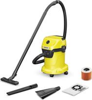 Universal hoover KARCHER WD 3 V-17/4/35 + nozzles 17 l 1000 W (1.628-124.0) Black, Yellow | 1.628-124.0 | 4054278944296