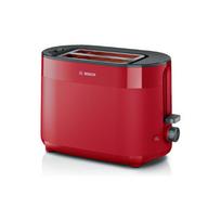 Bosch  Compact Toaster | TAT2M124 MyMoment | Power 950 W | Number of slots 2 | Housing material Plastic | Red | TAT2M124 | 4242005402991