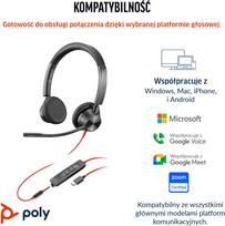 POLY Headset Blackwire 3325 ST MS USB-C 3.5mm 8X222A | 8X222AA | 5715063369760