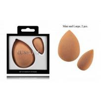 Lussoni lašo formos makiažo kempinėlė, 1 vnt. - Mini and Large, 2 pcs.