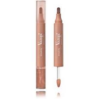 PUPA Milano Fix And Oil Lip Gloss 2in1 Vamp! dvipusiai lūpų dažai - 001 Watery Nude