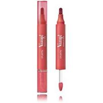 PUPA Milano Fix And Oil Lip Gloss 2in1 Vamp! dvipusiai lūpų dažai - 004 Spicy Raspberry