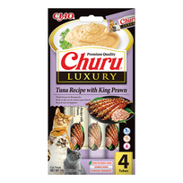 Churu Luxury kreminis skanėstas su tunu ir krevetėmis katėms 56g, Pakuotė 1 vnt.