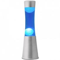 iTotal - Lava Lamp 40 cm - Silver Base, Blue Liquid and White Wax (XL1791)