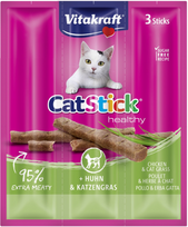 Vitakraft - Cat Stick chicken & cat grass 3 sticks 18 g (31219)