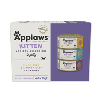 Applaws - Multipack Kitten Variety Jelly Selection - 6x70g