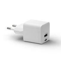 dbramante1928 - Re-charge - Wall Charger GaN - USB-C+USB-A 30W+18W EU - White