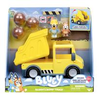 Bluey - Bluey's Dump Truck with Exclusive Hard-Hat Bluey and Muddy Bingo Figures - (90317)