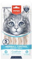 wanpy - Wanpy Cat Functional Creamy Lickable Treat Hairball Codfish & Chicken 70g (5x14g) - 70g (5x14g)