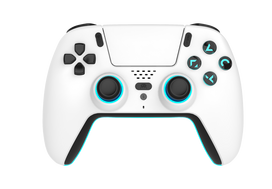 Trade Invaders - Wireless Bluetooth Controller for PS5- LED - White