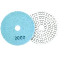 10 deimantinių poliravimo diskų, 80 mm, porceliano plytelių šlifavimui su „Velcro“ 2000