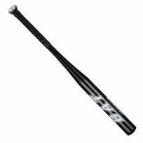 Beisbolo lazda, aliuminio, 25, 64 cm, stipri, treniruočių, juoda