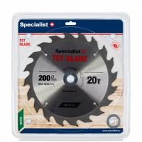 Specialist+ SPECIALIST+ pjovimo diskas, 200x20Tx32/30/20/16 mm