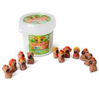 Antistresiniai žaislai kibirėlyje „Capybara Mochi“ (12 vnt.) F