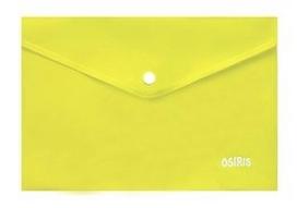Vokas-dėklas A5 OSIRIS su spaustuku, plast., MP3708 geltonas