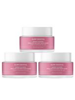 GLOW COCKTAIL LONDON Jūrinio kolageno stangrinamasis ir atkuriamasis naktinis drėkiklis, 3x50 ml