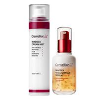 Centellian24 Madeca Vital Capsule Serum 50ml & Madeca Cream Mist 120ml - Hydrating Glow & Skin Barrier Repair Set, K-Beauty