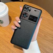 For ZTE Nubia Z60 Z70 Ultra Z60Ultra 5G Case Business Litchi Pattern Leather Soft ShockProof Back Cover Phone Cases Fundas For Nubia Z60 Ultra balta