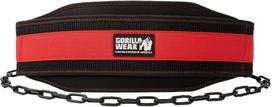 Gorilla Wear Nylon Dip Belt - Black/Red
