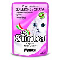 Simba  konservuotas pašaras katėms su lašiša ir karšiu 100g