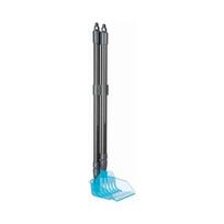 TRIXIE  Išmatų semtuvas su grėbliu, 57-102 cm, pilka-mėlyna