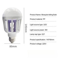 2-in-1 LED uodų lempa Be spinduliuotės Atbaido uodus Artefaktas Buitinis apšvietimas Uodų Daugiafunkcis 9W