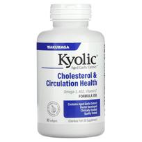 Kyolic, sendinto česnako ekstraktas, cholesterolio ir kraujotakos sveikata, 90 minkštųjų gelių
