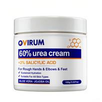 60% karbamido kremas + 2% salicilo rūgšties, sausoms pėdoms, keliams ir rankoms, su simondsijų aliejumi, alaviju, atkuria itin sausą, suskeldėjusią odą, greitai įsigeria - 100 g