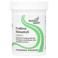 „Seeking Health“, „ProBiota HistaminX“, 10 milijardų KSV, 60 daržovių kapsulių