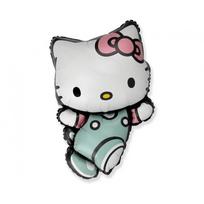 Folinis balionas „Hello Kitty“ – vaikiškas gimtadienio balionas, 80x53 cm