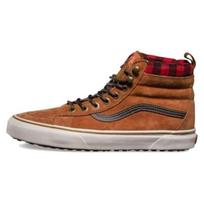Vans Sk8-Hi MTE Leather Glazed Ginger Unisex Sneakers Tan Marshmallow VN0A33TXRIZ 36.5