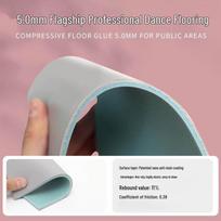 5,0 mm profesionali PVC šokių ir komercinė grindų danga gray