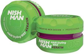 Nishman Hair Styling Wax Keratin plaukų formavimo vaškas, 150 ml