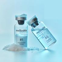 [melloskin] Šaldytos džiovintos glutationo ampulė 4 savaičių kursas (2 koncentruoti milteliai + 2 stiprinamieji ampulės 15 ml)
