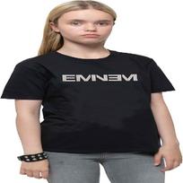 Eminem Kids T Shirt Classic Logo Logo New Official Black Ages 3-14 Yrs S juoda