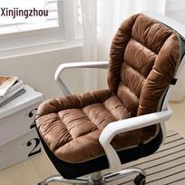 Electric Heated Office Chair Seat and Back Cushion ruda spalva