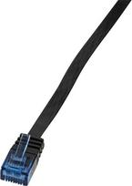 Logilink SlimLine - Patch-Kabel - RJ-45 (M) - RJ-45 (M) - 1 m - UTP - CAT 6 - Schwarz (CF2033U)