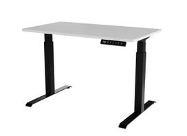Desk with electric height adjustment MOON 121x67x72-120 Black/White | 104020 | 5903815008900