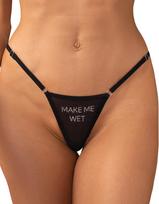 Obsessive juodos siaurikės Make Me Wet - L/XL