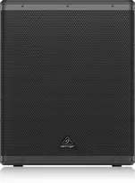 Behringer DR18SUB žemų dažnių garsiakalbis Juoda Aktyvus žemų dažnių garsiakalbis 800 W