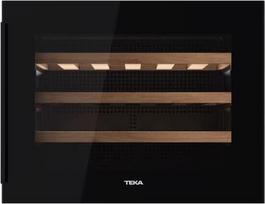 Teka RVI 10024GBK vyno šaldytuvas 24 buteliams | Juodas | Termoaktyvinis