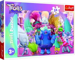 Trefl TROLLS Dėlionė „Troliai 3“, 24 det.