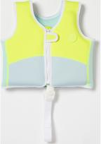Plaukimo liemenė SUNNYLIFE Salty the Shark Aqua Neon Yellow, 1 - 2 metai, iki 15 kg