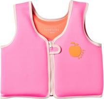 Plaukimo liemenė SUNNYLIFE Poppy the Peach Neon Pink, 3–6 metai, iki 30 kg