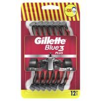 Vienkartiniai skustuvai „Gillette Blue3 Plus Nitro“ su 3 ašmenimis, komfortas, 12 vnt. pakuotė