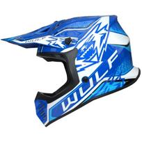 Vaikiškas šalmas M/X WULFSPORT OFFROAD AIR-X (mėlynas) M