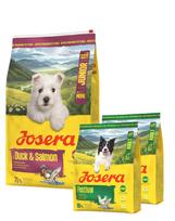 JOSERA Duck and Salmon Junior Mini 10 kg skirtas tinkamai mažų veislių šuniukų raidai + 2x900 g maisto NEMOKAMAI