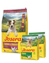 JOSERA Mini Adult Salmon and Chicken 10kg be glitimo maistas su padažu mažų veislių šunims + 2x900g maisto NEMOKAMAI