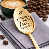 Personalizuotas kavos šaukštelis - Krikšto mamai