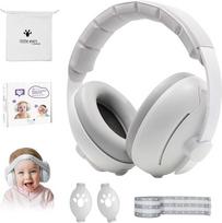 "2-in-1" kūdikių ausų apsaugos ausinės, reguliuojama apsauga nuo triukšmo, kūdikių ausinės kūdikiams iki 48 mėnesių, reguliuojamas galvos dirželis ir ausinių dirželis, idealiai tinka kiekvieną dieną